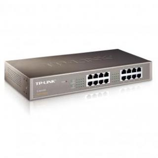 TP-LINK switch TL-SG1016D 1000Mbps, automatické učenie adries MAC, auto MDI/MDIX