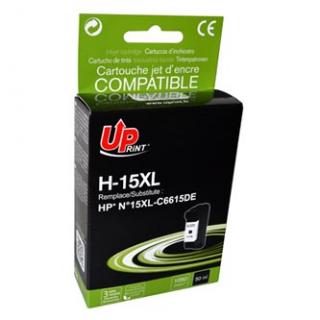 UPrint kompatibil. ink s C6615DE, HP 15, H-15XL, black, 720str., 40ml