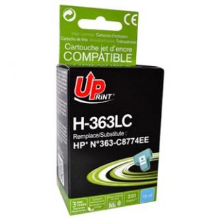 UPrint kompatibil. ink s C8774EE, HP 363, H-363LC, light cyan, 10ml