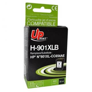 UPrint kompatibil. ink s CC654AE, HP 901XL, H-901XLB, black, 20ml