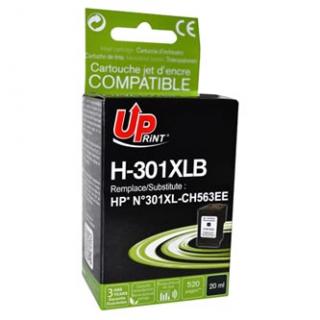 UPrint kompatibil. ink s CH563EE, HP 301XL, H-301XLB, black, 520str., 20ml