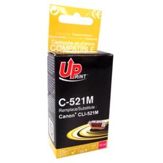 UPrint kompatibil. ink s CLI521M, C-521M, magenta, 450str., 10ml, s čipom