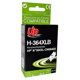 UPrint kompatibil. ink s CN684EE, HP 364XL, H-364XLB, black, 20ml, s čipom