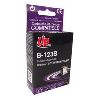 UPrint kompatibil. ink s LC-123BK, B-123B, black, 600str., 17ml