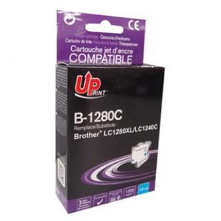 UPrint kompatibil. ink s LC-1280XLC, B-1280C, cyan, 1200str., 12ml, high capacity