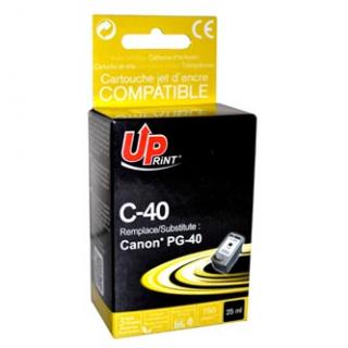 UPrint kompatibil. ink s PG40, C-40B, black, 25ml