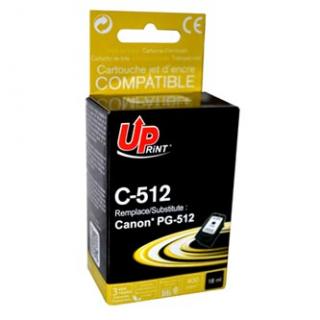 UPrint kompatibil. ink s PG512BK, C-512B, black, 18ml