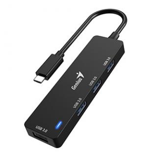 USB (3.0) hub 4-port, UH-400, čierny, Genius