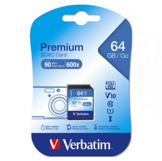 Verbatim microSDXC Flash Card, 64GB, SDXC, 44024, pre archiváciu dát