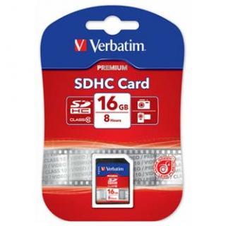 Verbatim pamäťová karta Secure Digital Card Premium U1, 16GB, SDHC, 43962, UHS-I U1 (Class 10)
