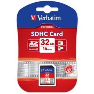 Verbatim pamäťová karta Secure Digital Card Premium U1, 32GB, SDHC, 43963, UHS-I U1 (Class 10)