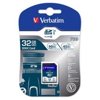 Verbatim pamäťová karta Secure Digital Card Pro U3, 32GB, SDHC, 47021, UHS-I U3 (Class 10), V30