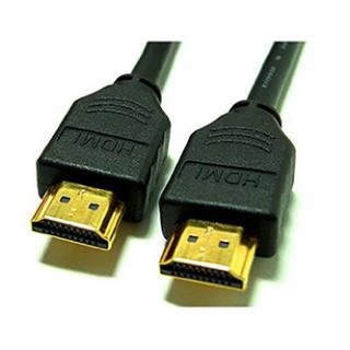 Video kábel HDMI samec - HDMI samec, HDMI 1.4 - High Speed with Ethernet, 2m, pozlatené konektory, čierny, Logo blister