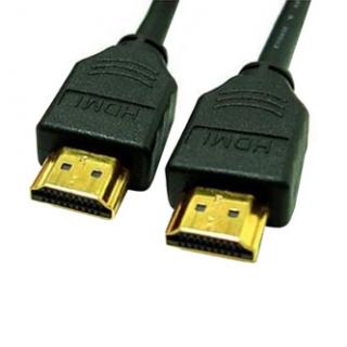 Video kábel HDMI samec - HDMI samec, HDMI 1.4 - High Speed with Ethernet, 5m, pozlatené konektory, čierny, Logo blister