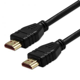 Video kábel HDMI samec - HDMI samec, HDMI 2.1 - Ultra High Speed, 1m, pozlatené konektory, čierny, 8K@60Hz, 48Gb/s