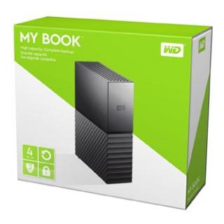 Western Digital externý pevný disk, My Book, 3.5", USB 3.0 (3.2 Gen 1), 4TB, WDBBGB0040HBK, čierny