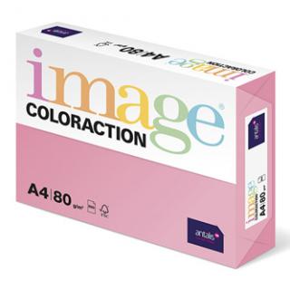 Xerografický papier Coloraction, Coral, A4, 80 g/m2, stredne ružový, 500 listov, vhodný pre atramentovú tlač