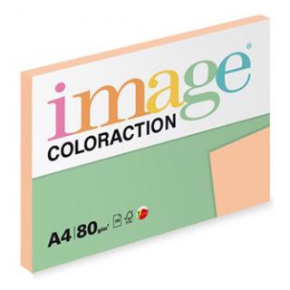 Xerografický papier Coloraction, Savana, A4, 80 g/m2, svetlo oranžový, 100 listov, vhodný pre atramentovú tlač