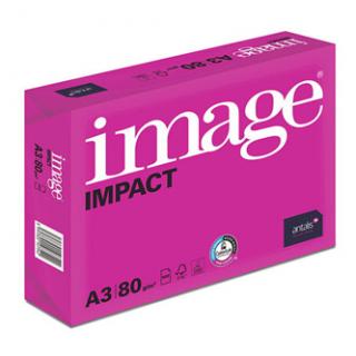 Xerografický papier Image, Impact A3, 80 g/m2, biely, 500 listov, špec. pre farebnú laserovú tlač