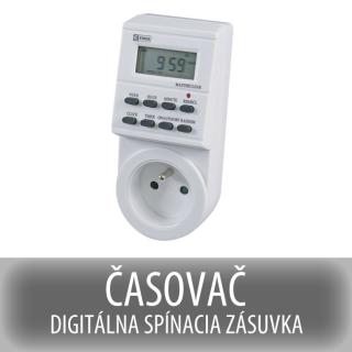 Časovač - digitálna spínacia zásuvka