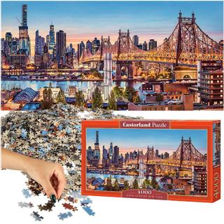 CASTORLAND Puzzle 4000 dielikov - Večer v New Yorku - ...