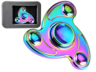 Fidget Spinner REAL STEEL rainbow ball