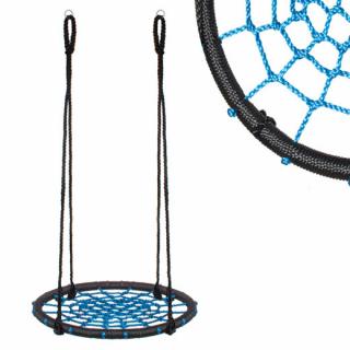 Hojdací kruh pavučina - 60 cm - modrý