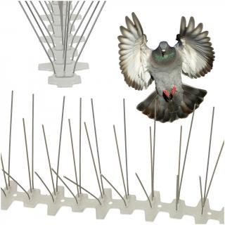 Kovové hroty na odpudzovanie vtákov - 50cm x 11cm x 4cm