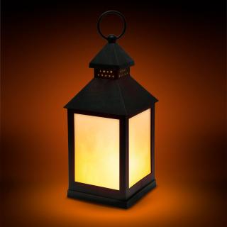 LED lampa imitujúca plamene na batérie