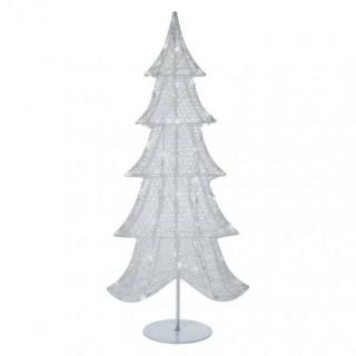 LED vianočný 3D stromček, 90 cm, vnútorný, studená ...