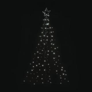 LED vianočný kovový strom, 180cm, vonkajší, studená ...