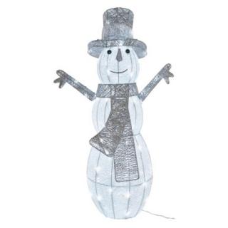 LED vianočný snehuliak ratanový, 82 cm, vnútorný, ...