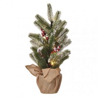 LED vianočný stromček, 52cm, 3×AA, vnútorné, teplá ...