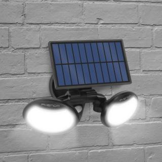 Solárny reflektor s pohybovým senzorom - otáčateľná ...