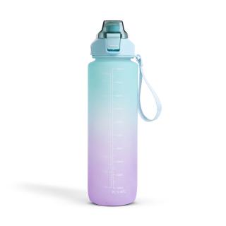 Športová fľaša - 1 L - opálová - modro - fialový ...