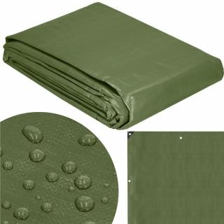 Springos Hrubá krycia plachta - 3x3m - 120g/m2 - zelená