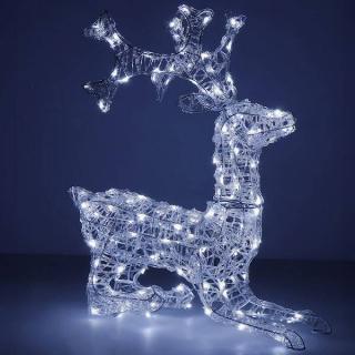 Springos Led vianočný sob - 130 LED - svetelná ...