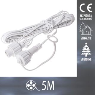SPRINGOS Predlžovací kábel pre vianočné osvetlenie - 5m