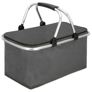 Springos Termo košík - 47x28x23 cm - 30L - sivý