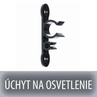 Univerzálny plochý úchyt pre vianočné osvetlenie