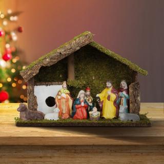 Vianočná dekorácia na stôl - Betlehem - keramika a ...