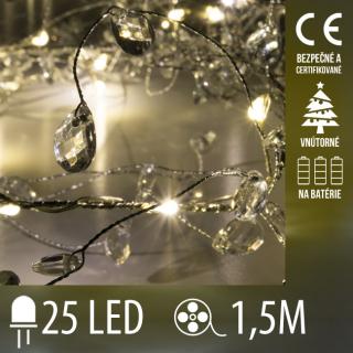 Vianočná LED svetelná mikro reťaz vnútorná na ...