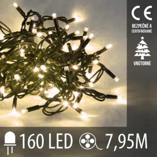 Vianočná LED svetelná reťaz vnútorná - 160LED - 7,95M ...