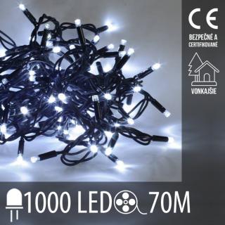 Vianočná LED svetelná reťaz vonkajšia - 1000LED - 70M ...