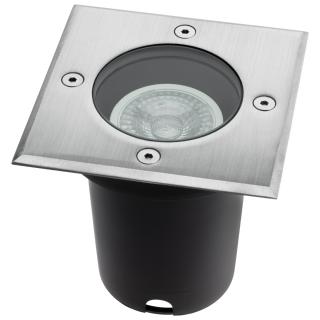 Záhradná LED lampa GU10 - pozemná štvorcová - ...