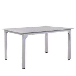 Záhradný stôl 150cm: hliníkový, šedý