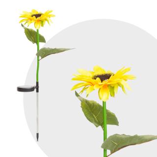 Zapichovací solárny kvet - teplá biela - 70 cm - 2 ks / ...