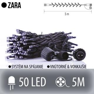 ZARA spojovateľná LED svetelná reťaz vonkajšia - 50LED ...
