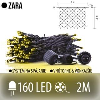 ZARA spojovateľná LED svetelná sieť vonkajšia - 160LED ...