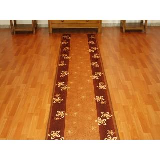 Behúň koberec BR 39-hnedý (Lacný behúň na gume v šírke 70cm,)